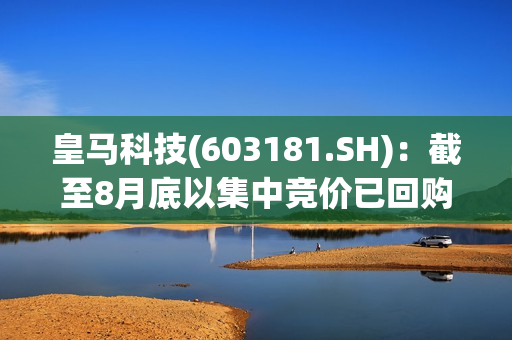 皇马科技(603181.SH)：截至8月底以集中竞价已回购388.52万股 第1张