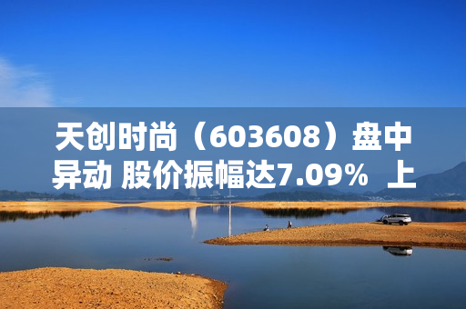 天创时尚（603608）盘中异动 股价振幅达7.09%  上涨6.86%（10-24） 第1张