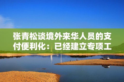 张青松谈境外来华人员的支付便利化：已经建立专项工作机制，正在组织各单位有序推进各项工作 第1张