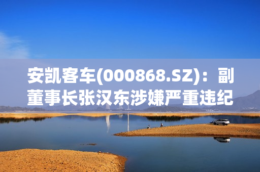 安凯客车(000868.SZ)：副董事长张汉东涉嫌严重违纪违法 正接受有关部门调查 第1张