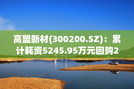 高盟新材(300200.SZ)：累计耗资5245.95万元回购2.18%股份 第1张