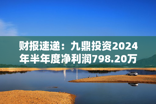 财报速递：九鼎投资2024年半年度净利润798.20万元 第1张