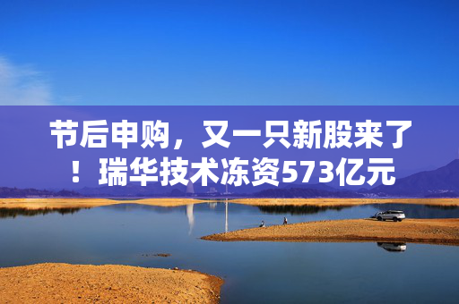 节后申购，又一只新股来了！瑞华技术冻资573亿元 第1张