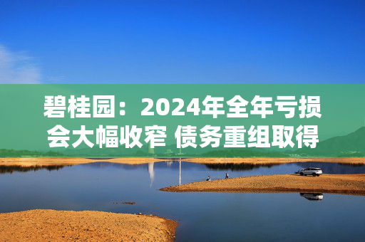 碧桂园：2024年全年亏损会大幅收窄 债务重组取得关键进展 第1张