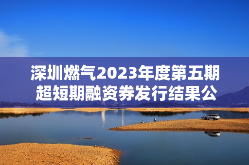 深圳燃气2023年度第五期 超短期融资券发行结果公告 第1张