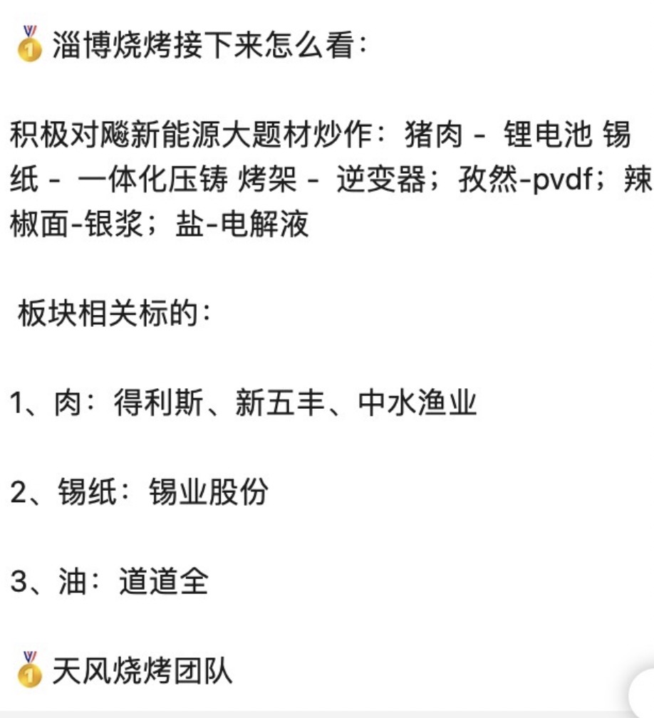 追踪金选｜淄博烧烤爆火！得利斯受关注，预制菜是新增长引擎？ 第1张