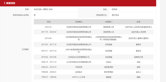 海泉基金突遭警示！胡海泉回应了 第5张