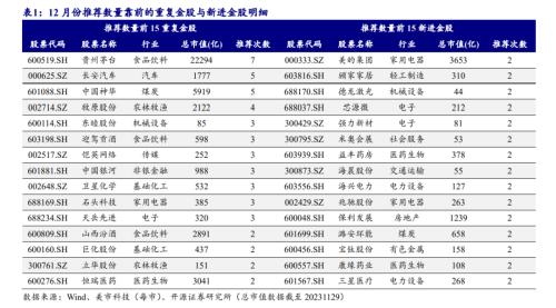 北向资金净买入创近16周新高，大比例加仓名单来了！券商12月金股出炉 第7张