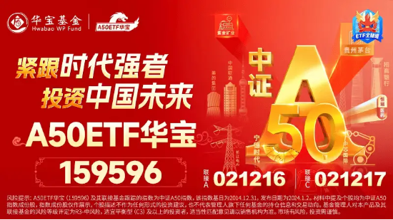 茅台酒价格全线回升，贵州茅台劲涨3%！龙头宽基A50ETF华宝（159596）拉升翻红，近10日大举吸金2.54亿元 第3张