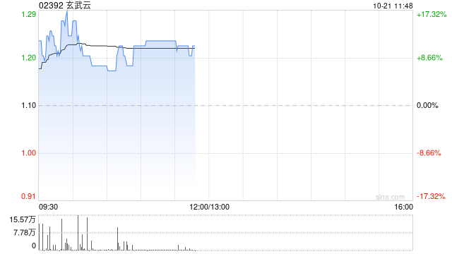玄武云盘中涨超16% 公司引入汉唐明元战略投资