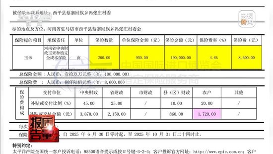 每周质量报告丨未定损就签字、没受灾也赔付 惠农保险理赔怎成一笔“糊涂账”？ 第2张