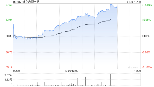 维立志博-B午后涨逾9% TCE双抗LBL-034获FDA快速通道资格认定 第1张