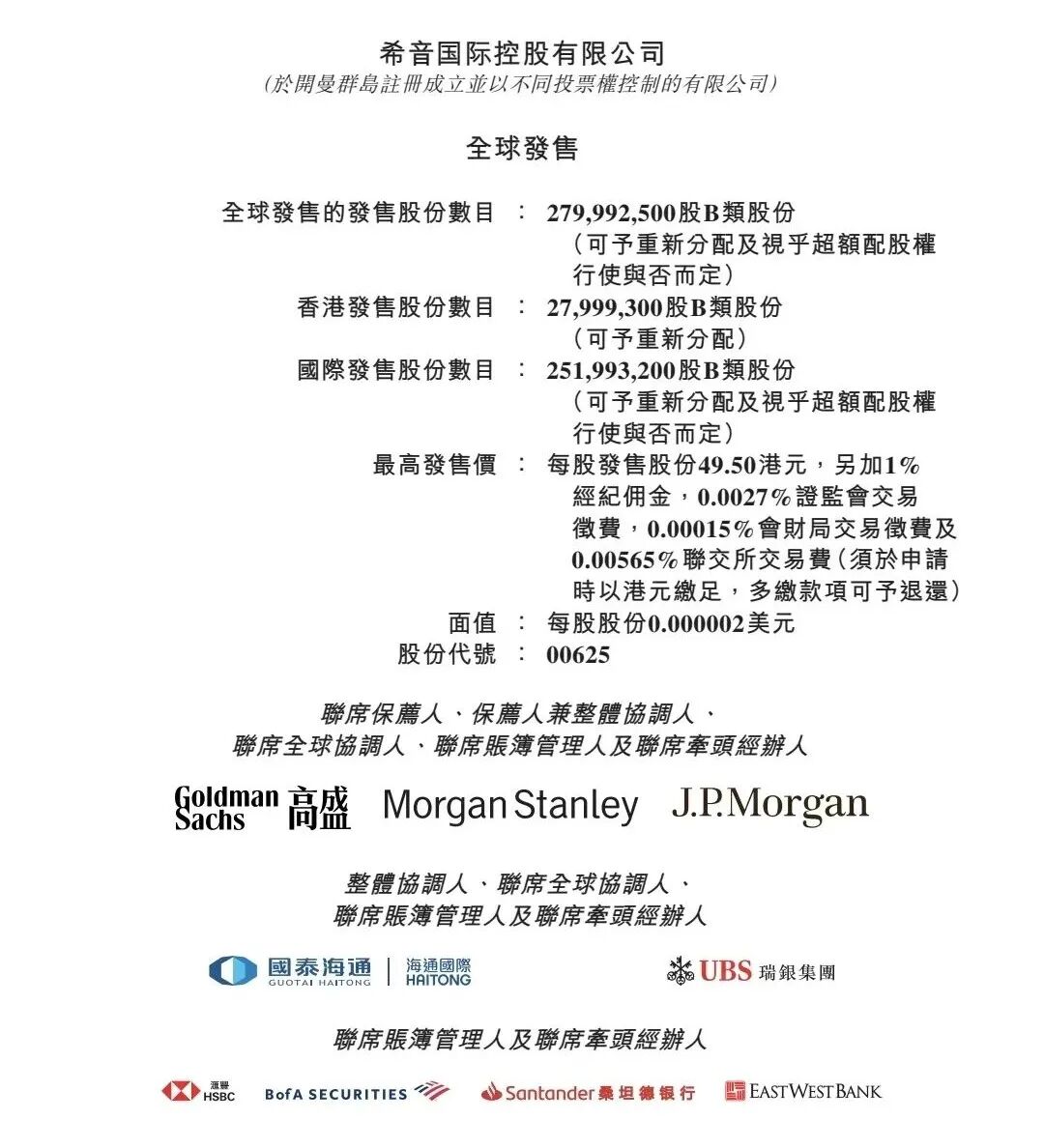 希音开启全球发售,预计募资净额约131亿港元 第1张 希音开启全球发售,预计募资净额约131亿港元 第1张